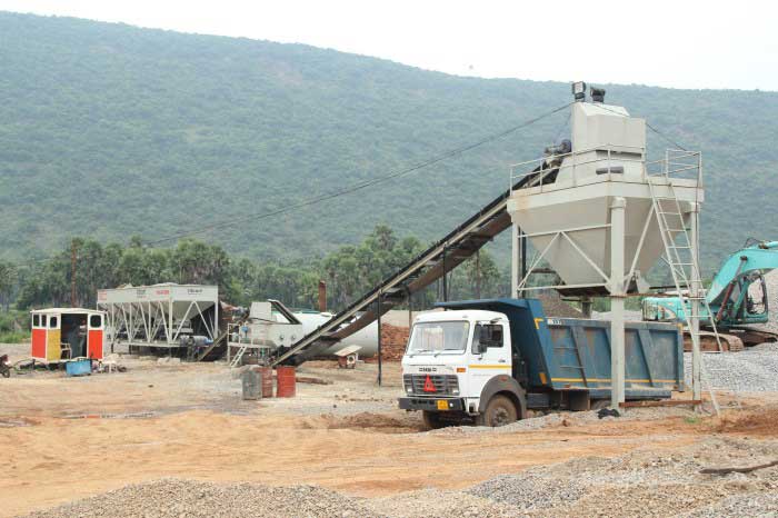 Concrete mixing plant manufacturer